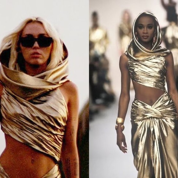 Miley Cyrus Flowers Music Video Costume - Picture 9 of 10